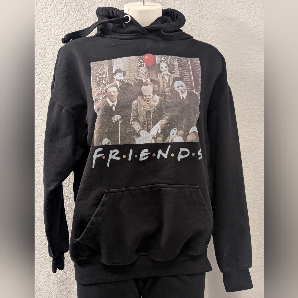 Friends Halloween Sweatshirt By Jon Lauren Size Large